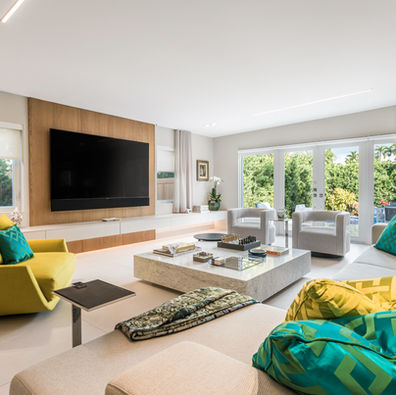 Sunset Island residence interior in Miami Beach